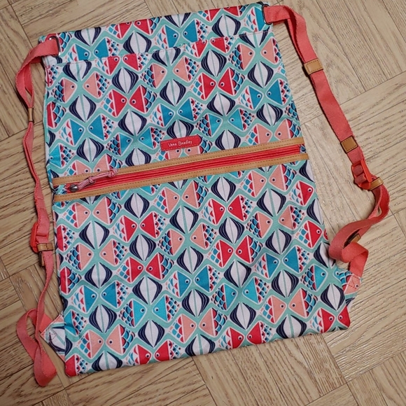 Vera Bradley sack backpack - Picture 1 of 8